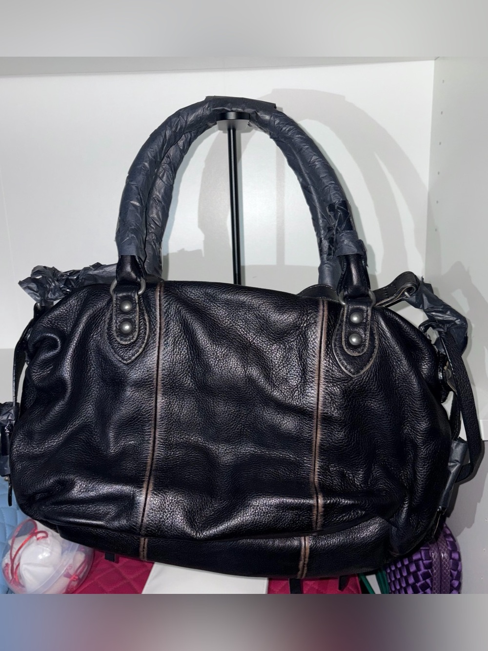 Free People (Black) We The Free Baby Emerson Tote Bag - Picture 2 of 6